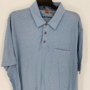 Tailor Vintage Men's Blue Polo
